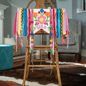 Cinco de Mayo Birthday UNO Fiesta Girl Banner Mexican First Fiesta